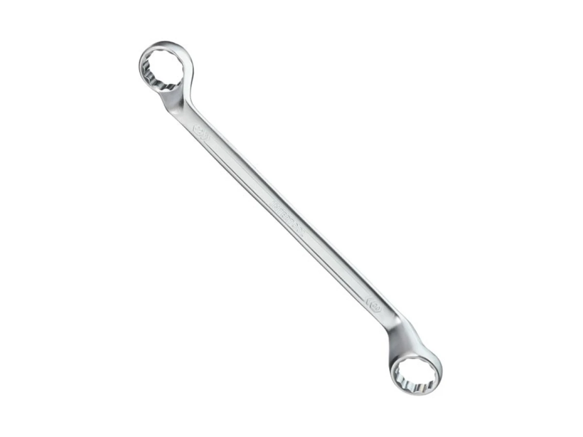 Ключ накидной 30-32 мм Cr-V, покрытие сатин-хром; PROF DIN3113 INTERTOOL XT-1230 