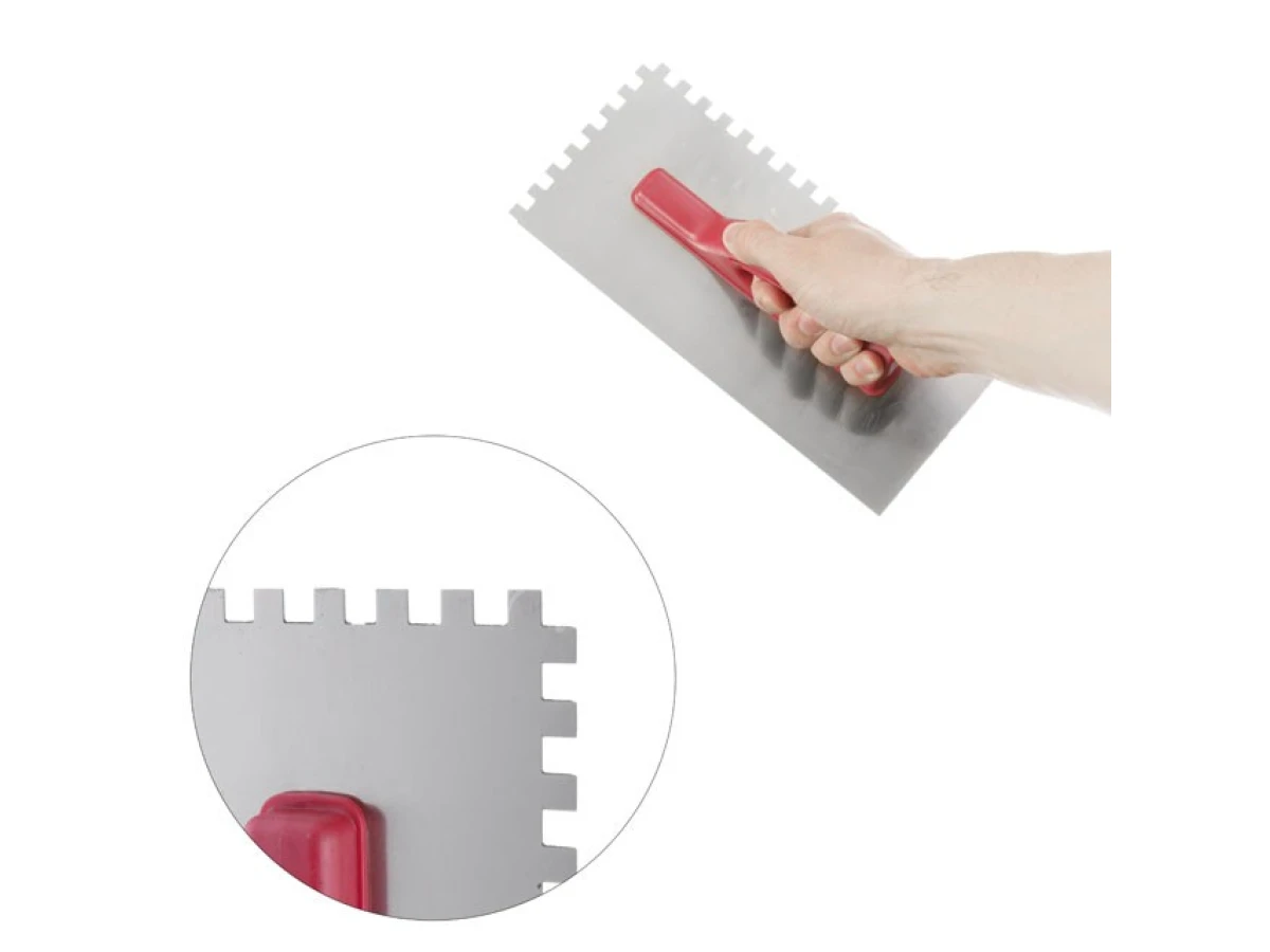 Затирка cтальная оцинкованная 280*130мм, 8*8мм INTERTOOL KT-0006 