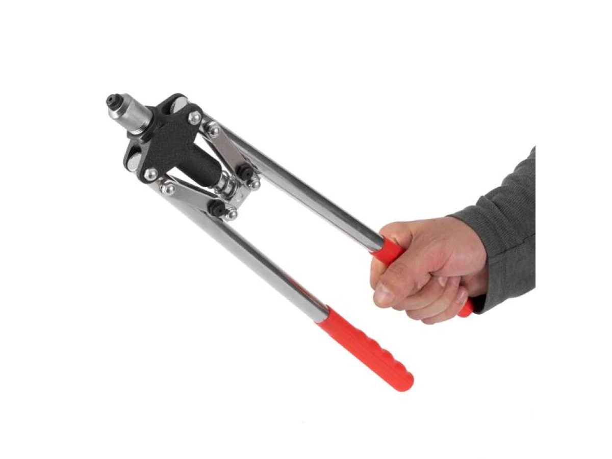 Пістолет заклепувальний дворучний 450 мм, діаметр застосовуваної заклепки 3.2; 4; 4.8 мм INTERTOOL RT-0008 