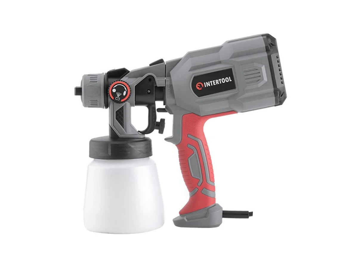 Фарбопульт електричний HVLP 550 Вт, форсунка 1.8 мм, бачок 800 мл, 400 мл/хв. INTERTOOL DT-5055 