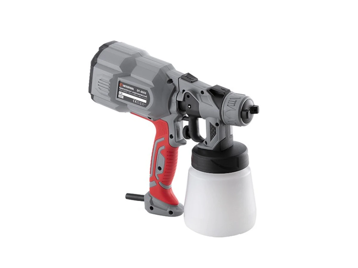 Фарбопульт електричний HVLP 550 Вт, форсунка 1.8 мм, бачок 800 мл, 400 мл/хв. INTERTOOL DT-5055 