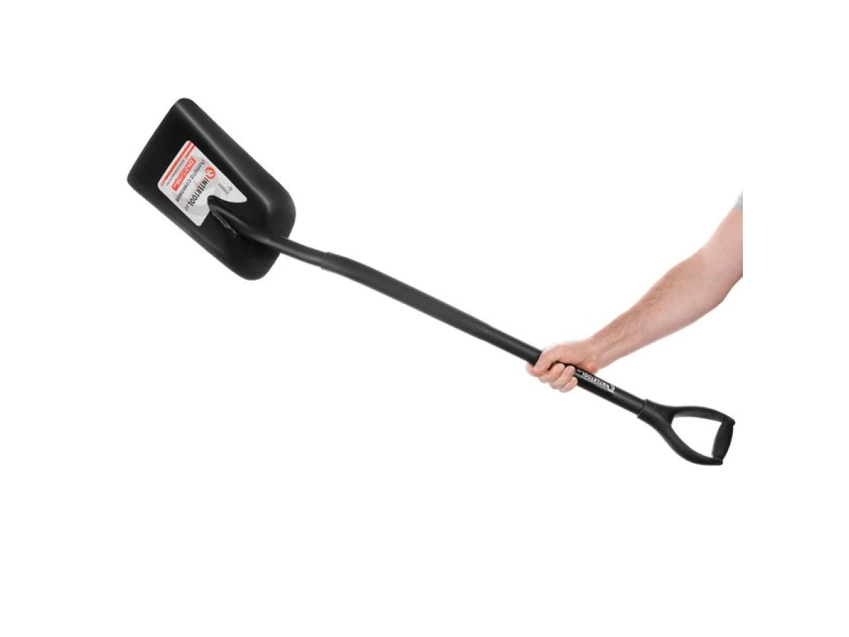 Лопата совкова, металева ручка, 224х317х1200 мм INTERTOOL FT-2012 