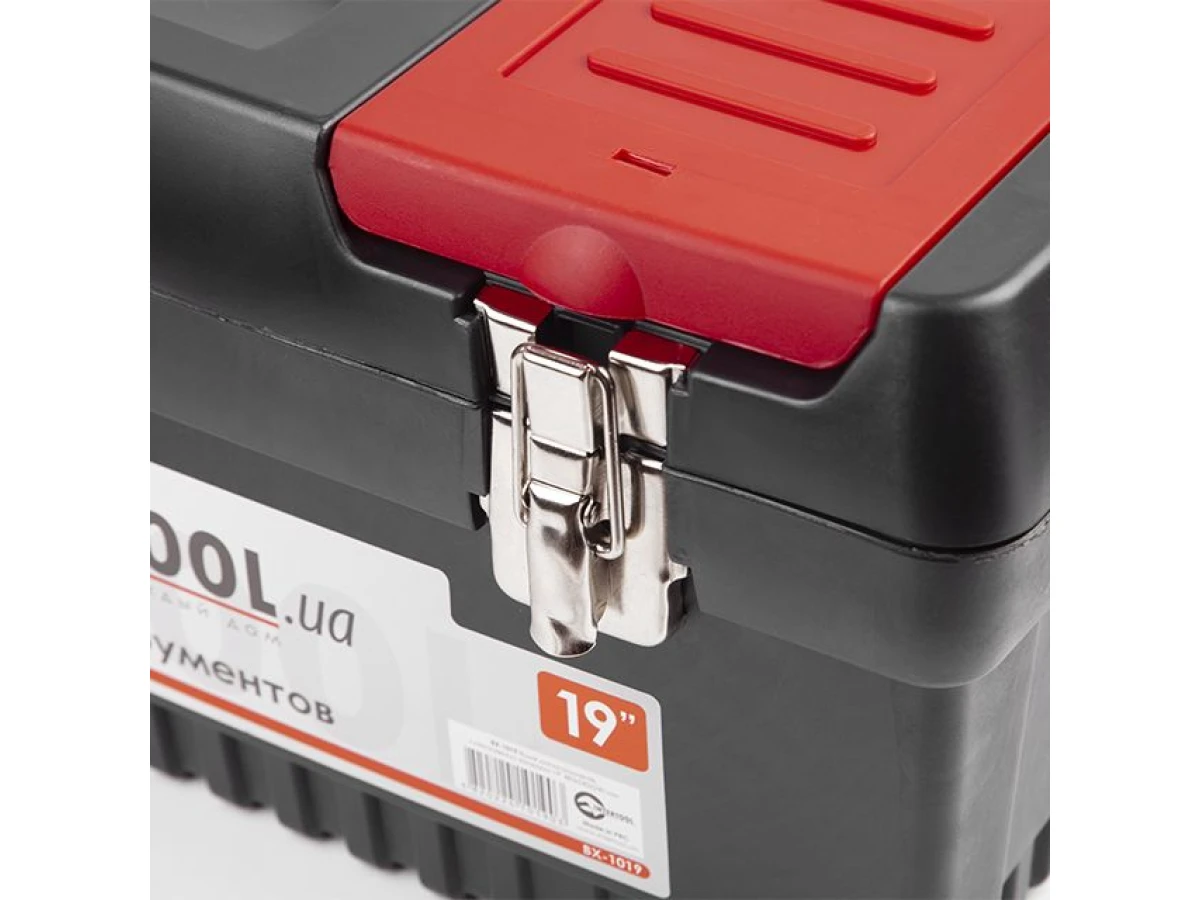 Ящик для інструменту з металевими замками, 19", 483*242*240 мм INTERTOOL BX-1019 