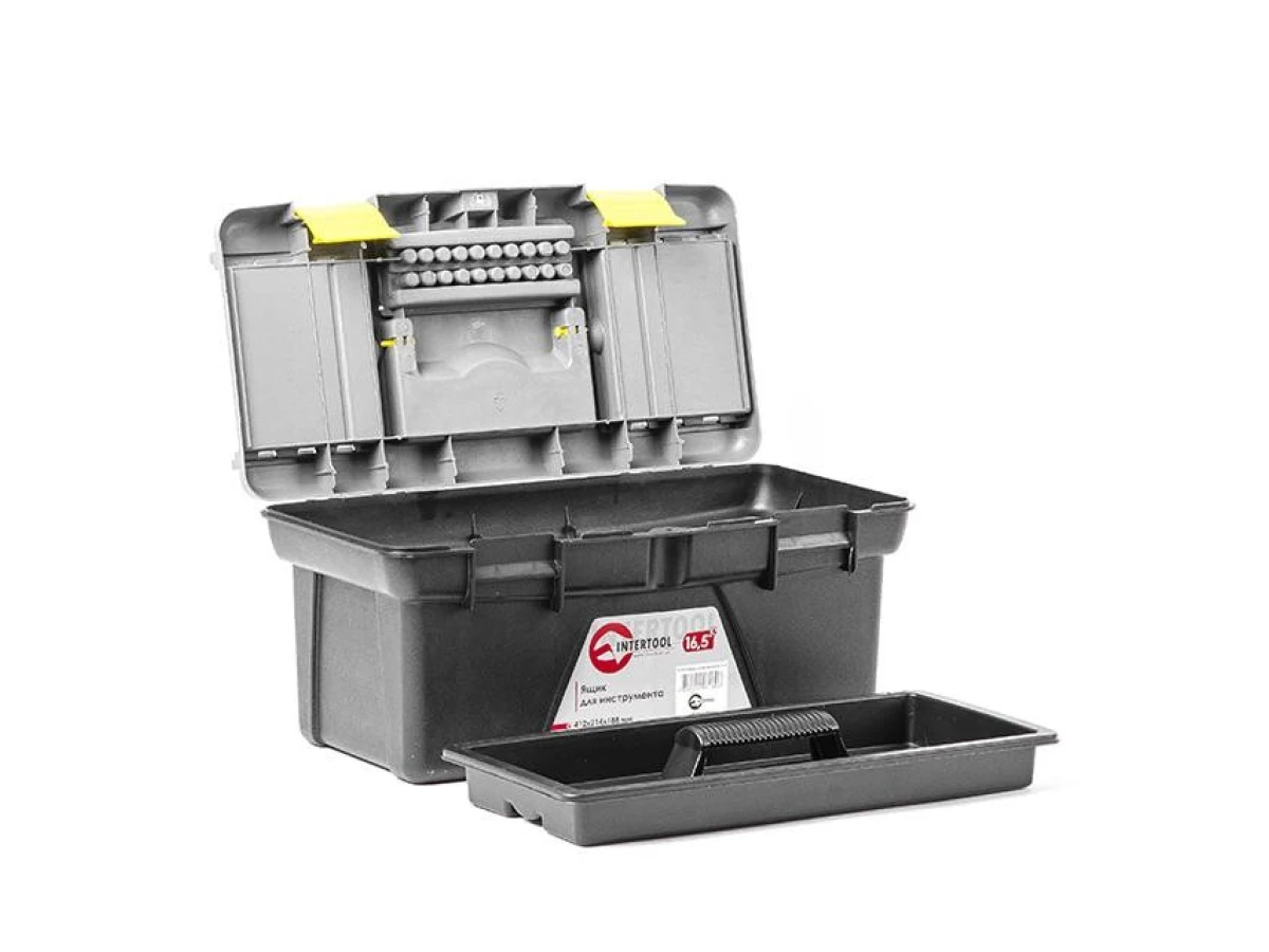 Ящик для інструменту 16.5" 412*214*188 мм INTERTOOL BX-0316 