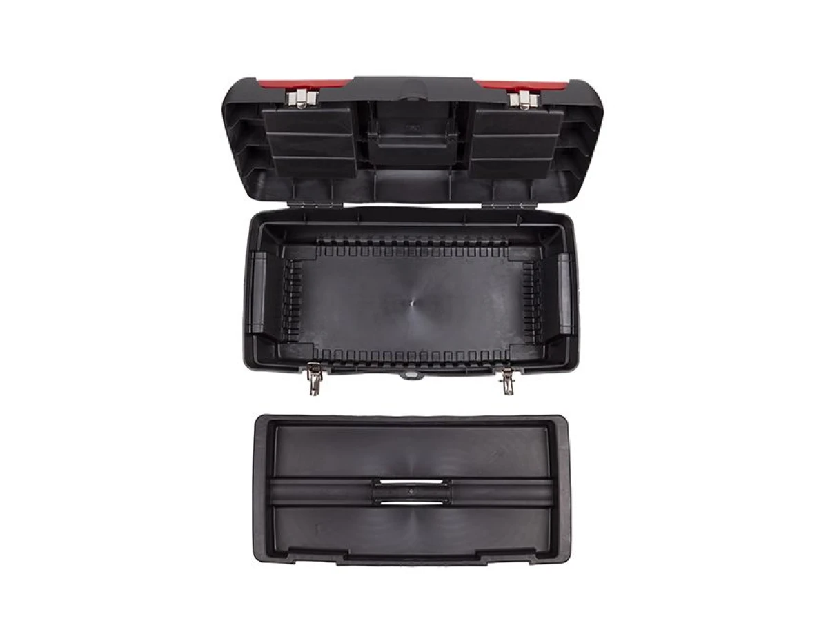 Ящик для інструментів з металевими замками, 24", 610*255*251 мм INTERTOOL BX-1024 