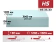 Поролон листовой HS 35-30 (100мм*1м*2м) 