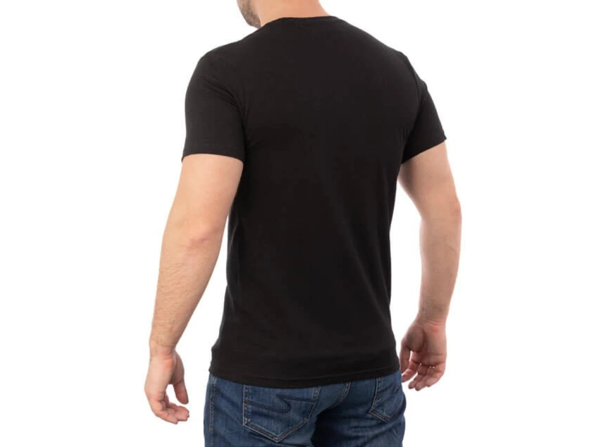 Футболка черная, 100% хлопок, XL INTERTOOL SP-2204 