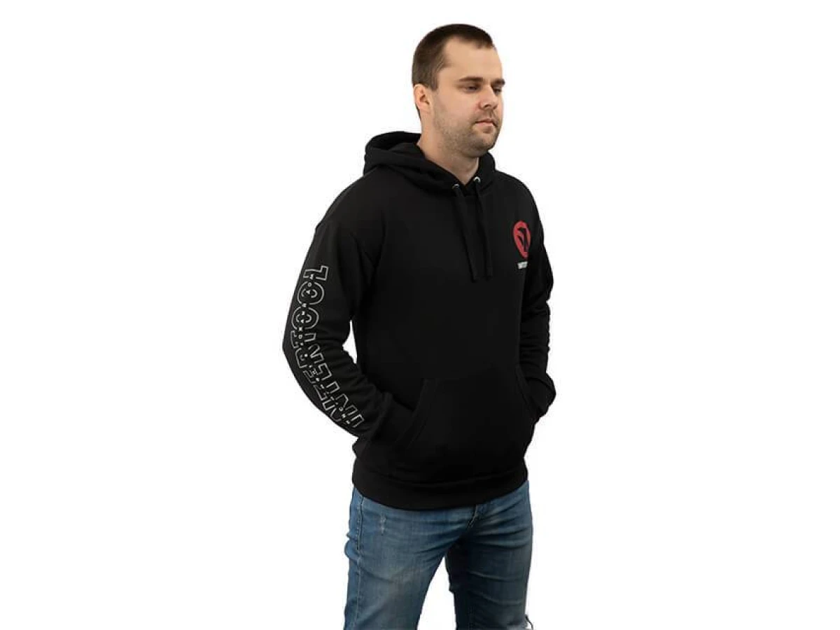 Худі чорний, трикотаж, L INTERTOOL SP-4001 