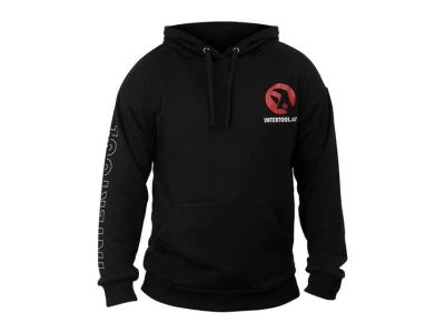 Худі чорний, трикотаж, XL INTERTOOL SP-4004
