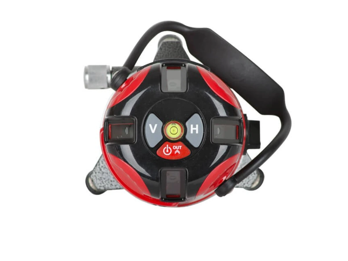 Уровень лазерный проф., 5 лазерных головок, звуковая индикация INTERTOOL MT-3011 