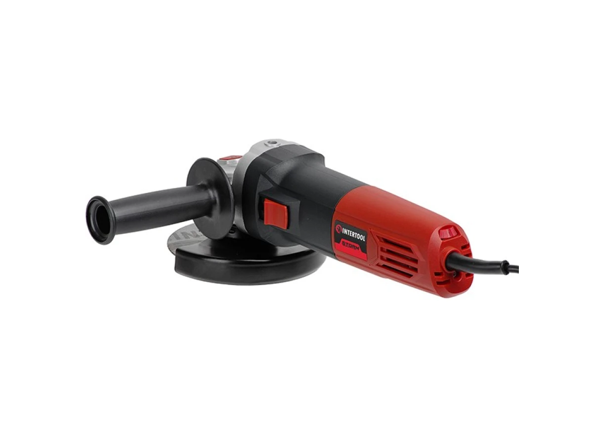 Шлифмашина угловая, 1100 Вт, диаметр круга 125 мм, регулировка оборотов 3000-12000 об/мин INTERTOOL WT-0223 