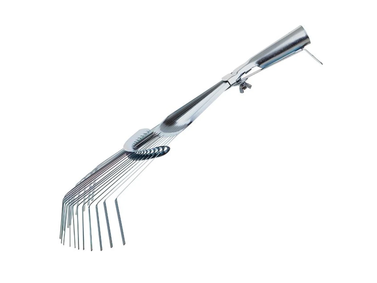 Граблі віялові 22 прути, регулювання ширини робочої поверхні INTERTOOL FT-3005 