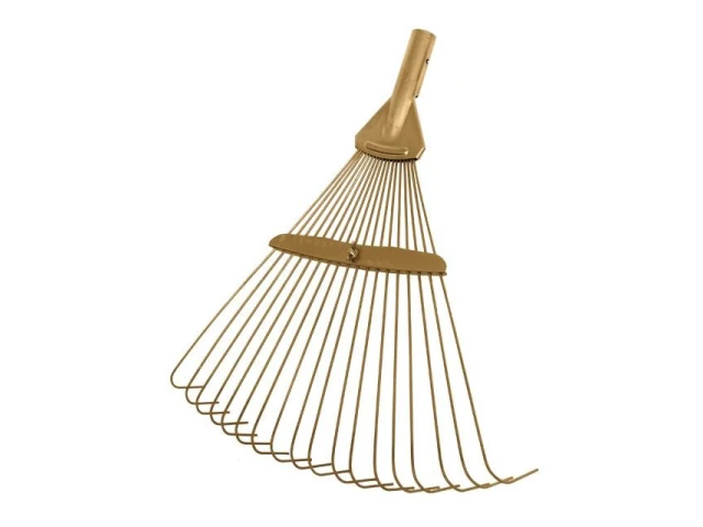 Граблі віялові 18 прутів, регулювання ширини робочої поверхні, круглий прут INTERTOOL FT-3006 