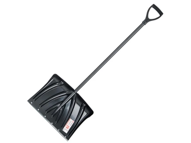 Лопата для прибирання снігу 460*340 мм з ручкою 960 мм INTERTOOL FT-2021 