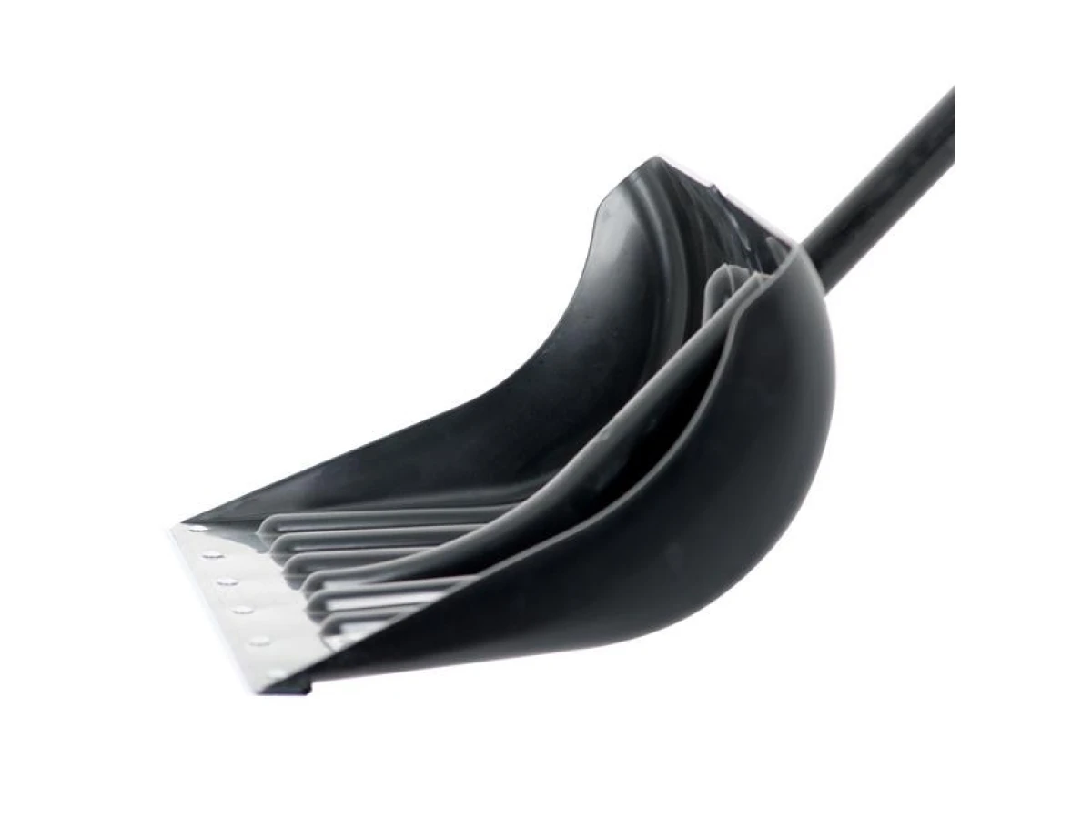 Лопата для прибирання снігу 505*340 мм з ручкою 1300 мм INTERTOOL FT-2022 