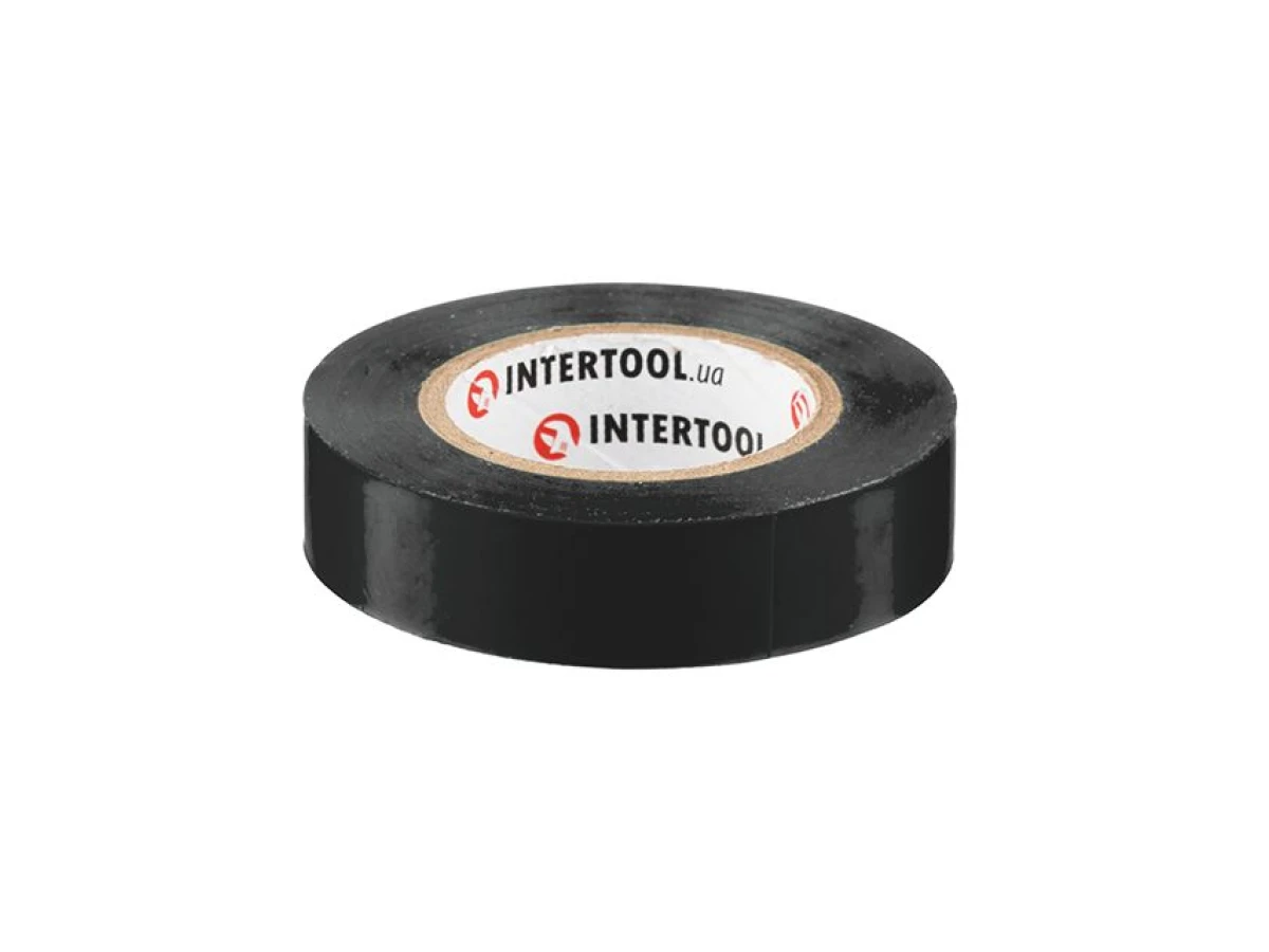 Стрічка ізоляційна, 17 мм * 15 мм * 0.15 мм, чорна INTERTOOL IT-0016 