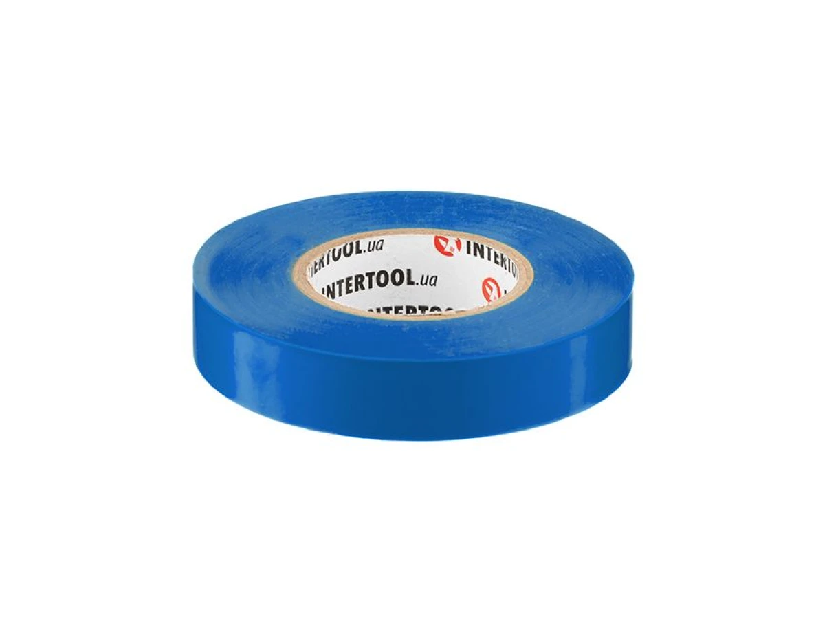 Стрічка ізоляційна, 17 мм * 25 м * 0,15 мм, синя INTERTOOL IT-0025 