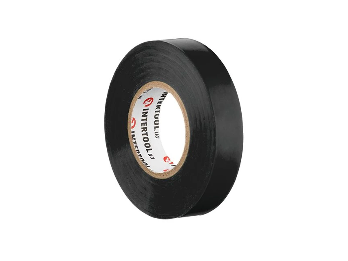 Стрічка ізоляційна, 17 мм * 25 м * 0,15 мм, чорна INTERTOOL IT-0026 