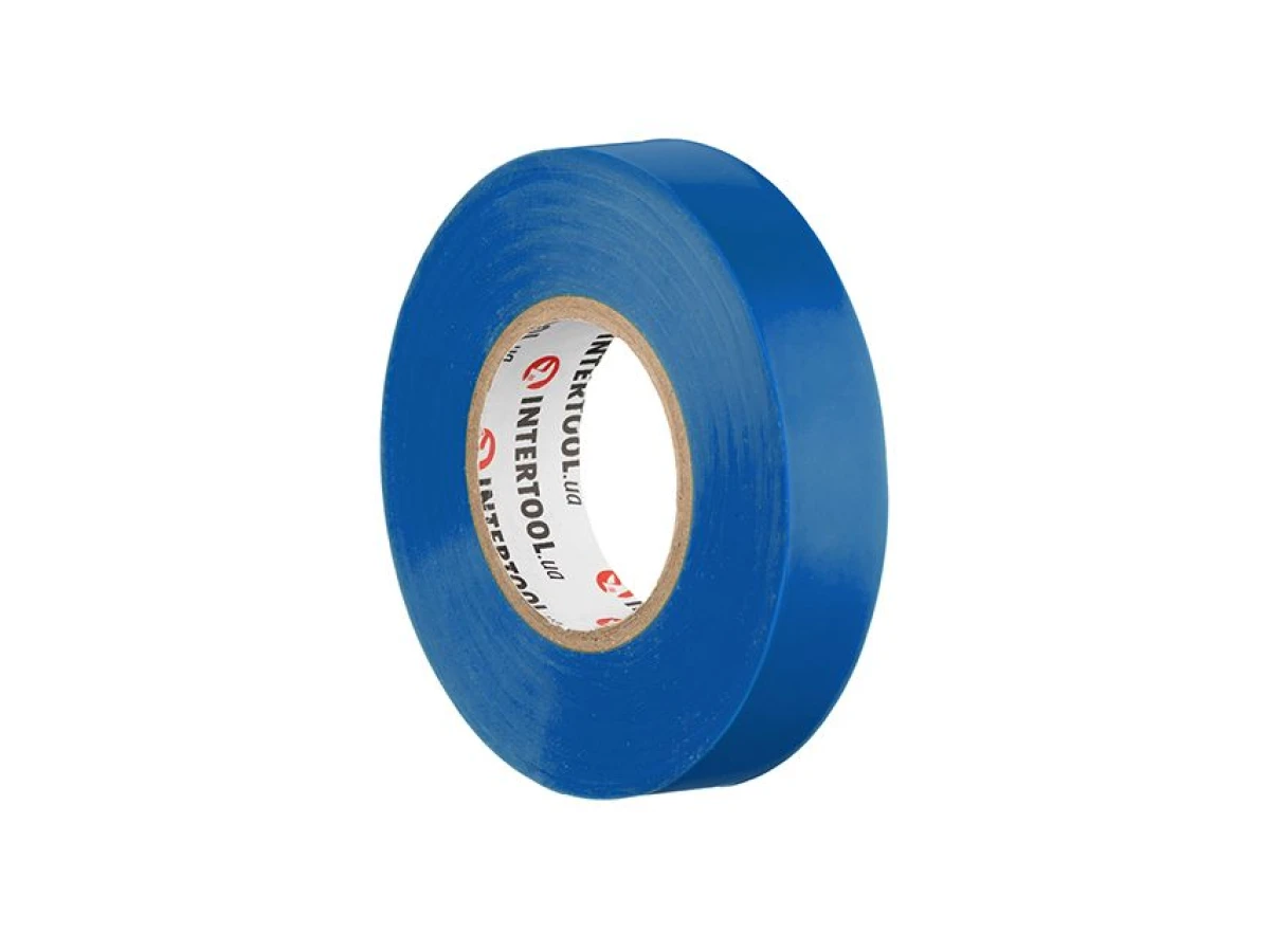 Стрічка ізоляційна, 17 мм * 25 м * 0,15 мм, синя INTERTOOL IT-0025 