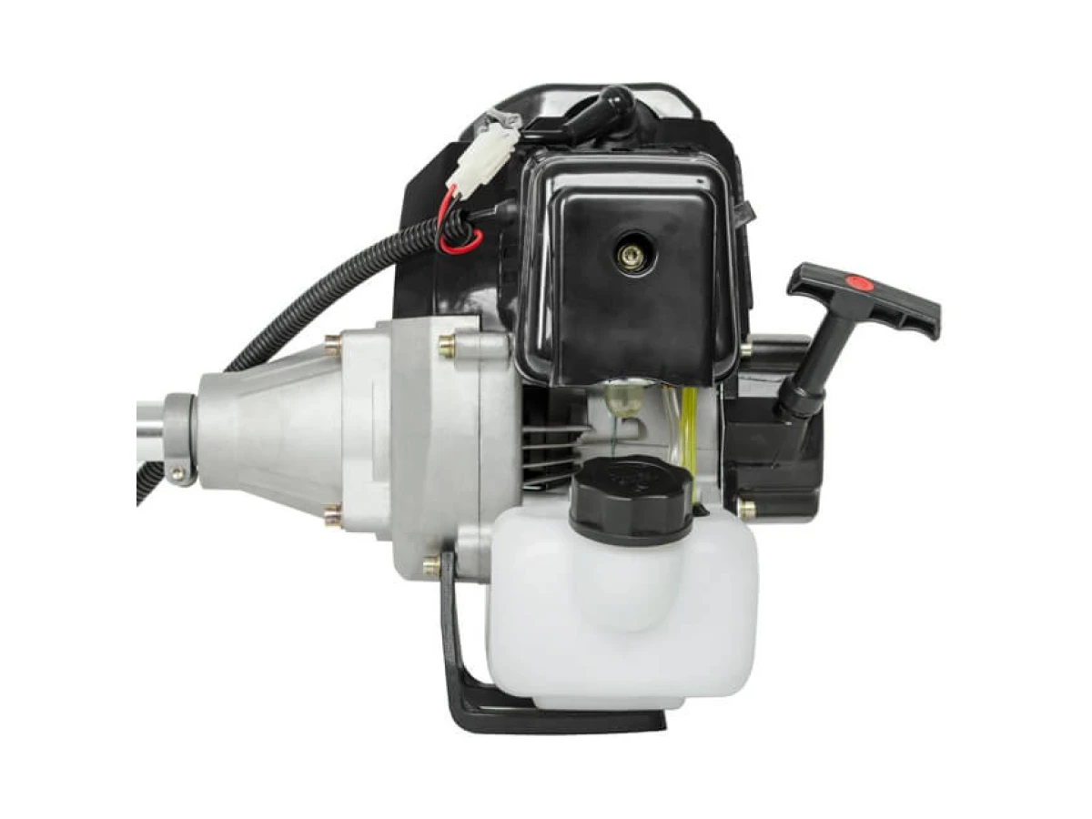 Мотокоса 1.7 кВт, 43 см³, катушка, 3-х лопастной нож, плечевой ремень ( комплект из двух частей вал + двигатель) INTERTOOL DT-2231 