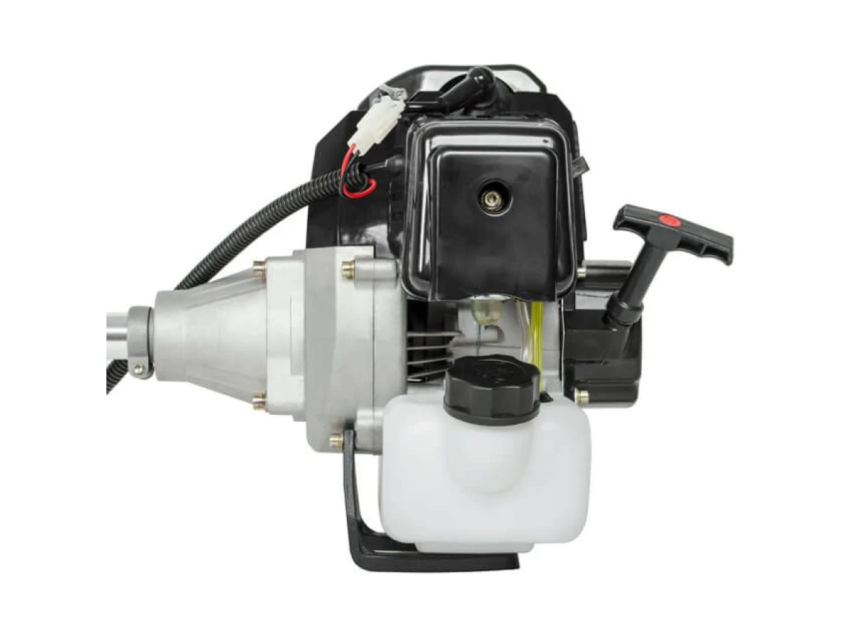 Мотокоса 1.7 кВт, 43 см³, катушка, 3-х лопастной нож, плечевой ремень ( комплект из двух частей вал + двигатель) INTERTOOL DT-2231 