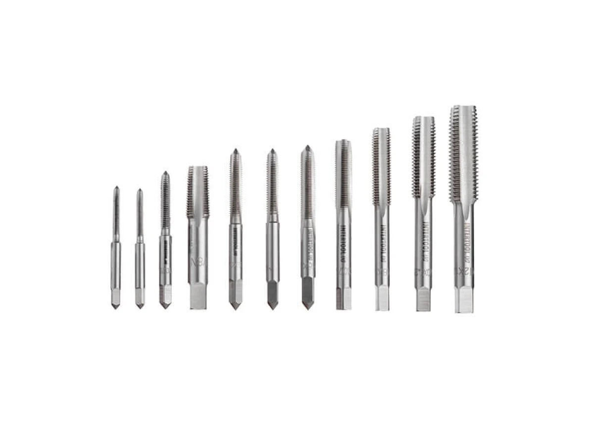 Набор плашек M3-M12 и метчиков M3-M12, 40 ед. INTERTOOL SD-8040 