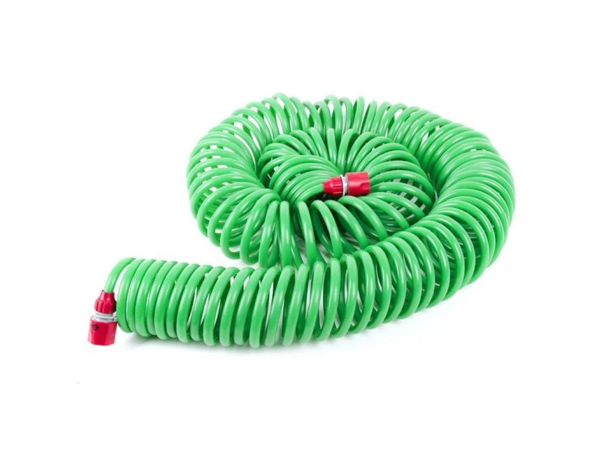 Шланг спіральний 30 м з конекторами INTERTOOL GE-4003 