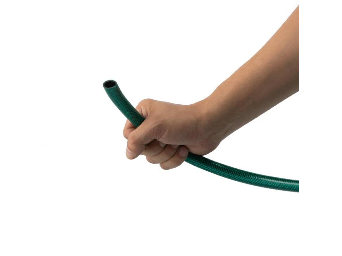 Шланг садовий, тришаровий, зелений, 1/2", 10 м, армований INTERTOOL GE-4021 