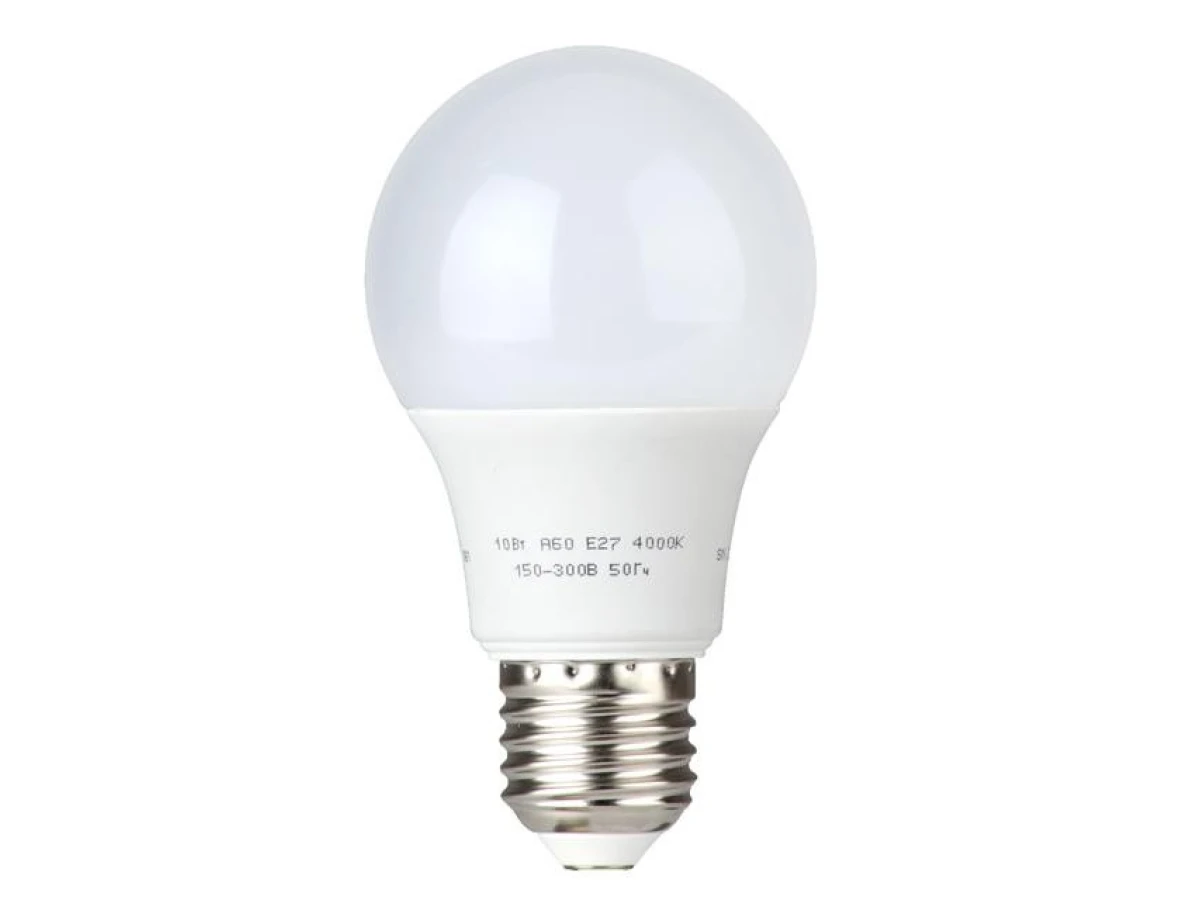 Светодиодная лампа LED 10 Вт, E27, 220 В INTERTOOL LL-0014 