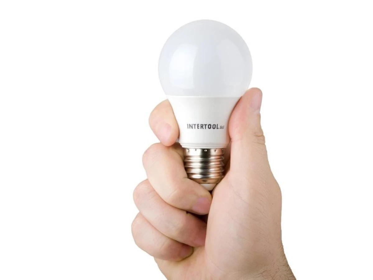 Светодиодная лампа LED 10 Вт, E27, 220 В INTERTOOL LL-0014 