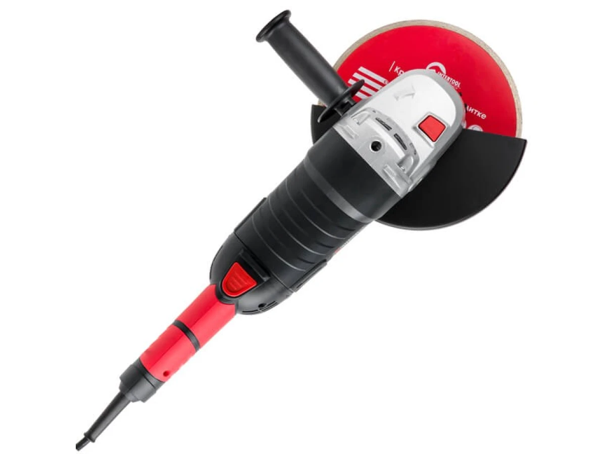 Шліфмашина кутова 2400 Вт, діаметр круга 230 мм, 6300 об/хв, плавний пуск INTERTOOL WT-0228 