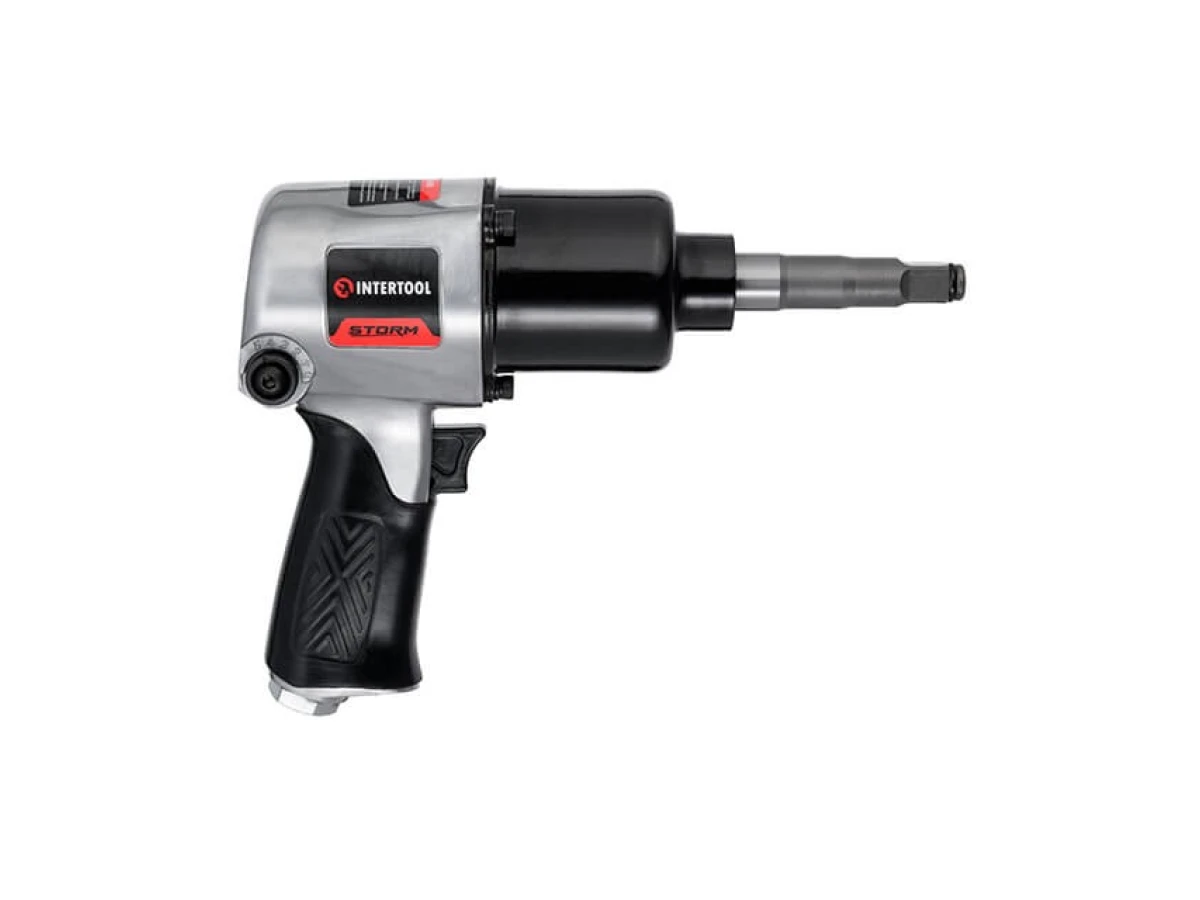 Гайковерт пневматичний, 1/2", 576 Нм., професійний, 7500 об/хв. INTERTOOL PT-1103 