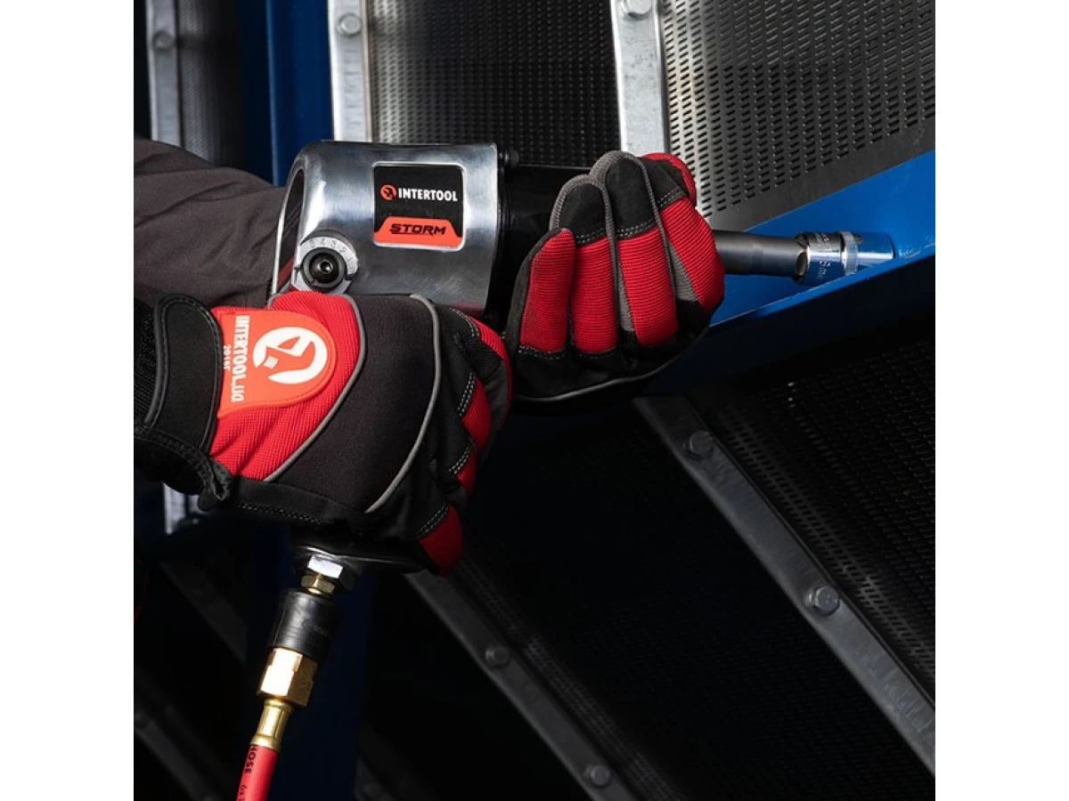 Гайковерт пневматичний, 1/2", 576 Нм., професійний, 7500 об/хв. INTERTOOL PT-1103 