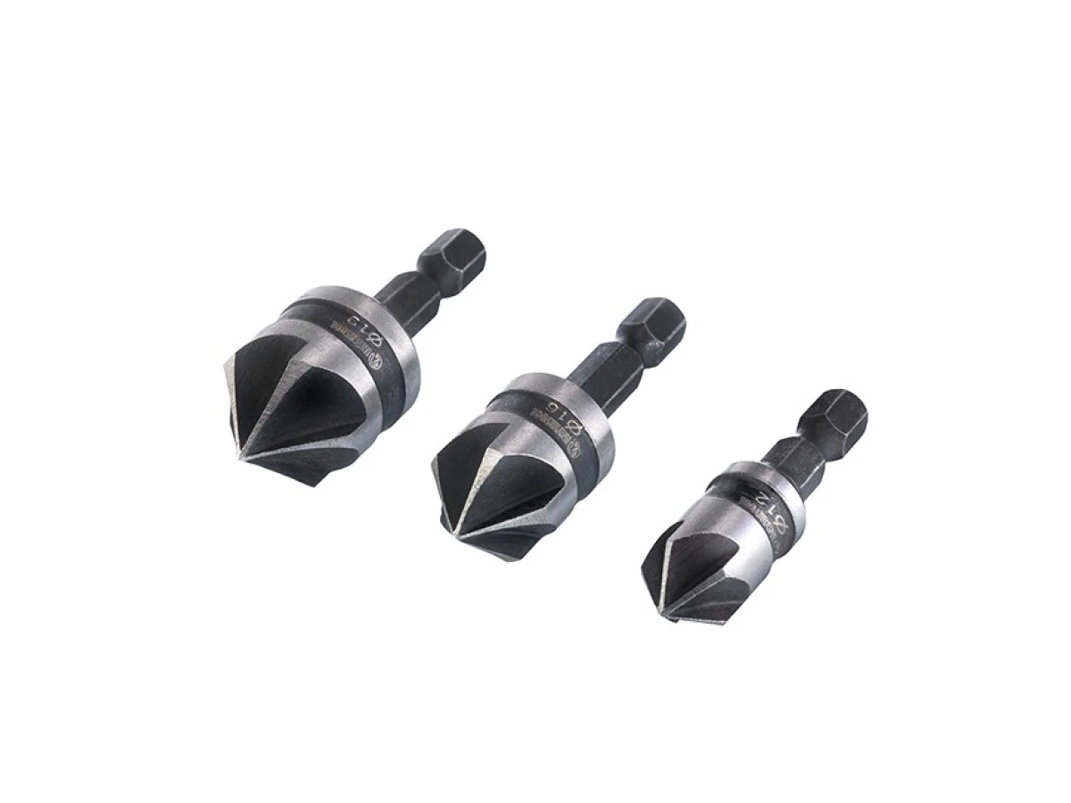 Набір зенкерів 12, 16, 19 мм, 3 од. INTERTOOL SD-5005 