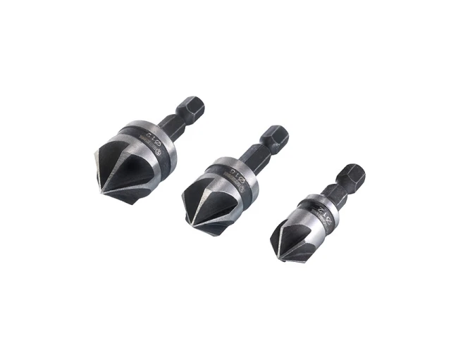 Набір зенкерів 12, 16, 19 мм, 3 од. INTERTOOL SD-5005 