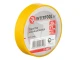 Стрічка ізоляційна 0.15мм*17мм*20м жовта INTERTOOL IT-0052 