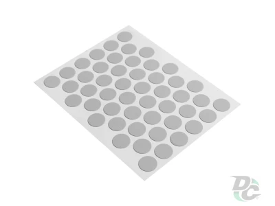 Заглушка самоклеющаяся на конфирмат серая галька U201