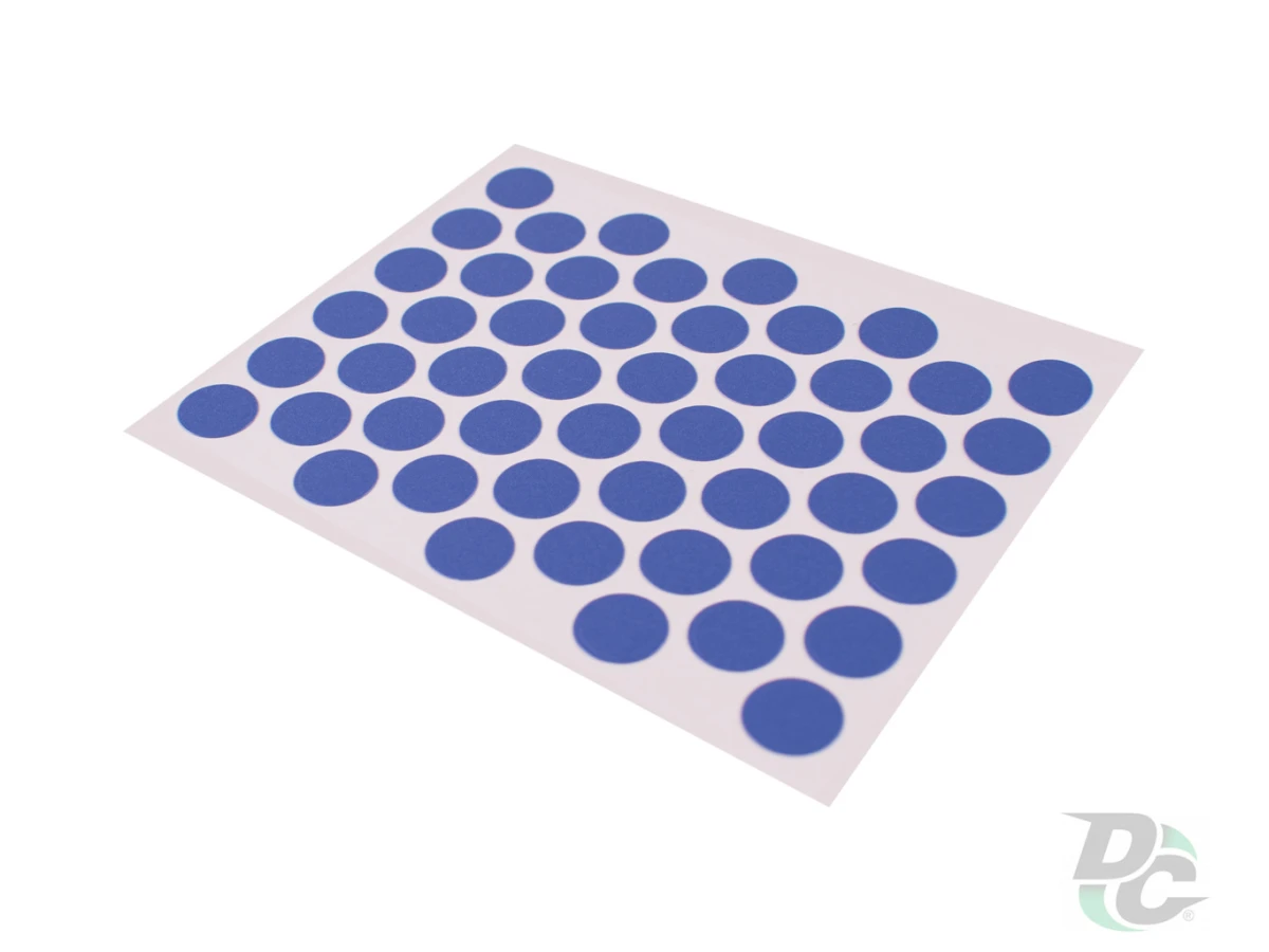 Заглушка самоклеющаяся на конфирмат синяя 9023 