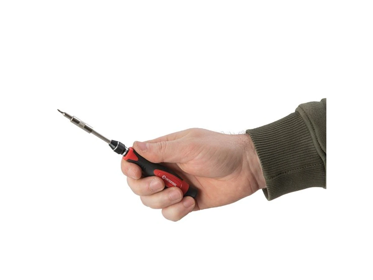 Викрутка прецизійна з комплектом насадок 29 од, Cr-V INTERTOOL VT-3336 