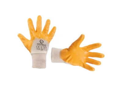 Рукавиця бавовняний трикотаж, вкрита нітрилом на долоні 10