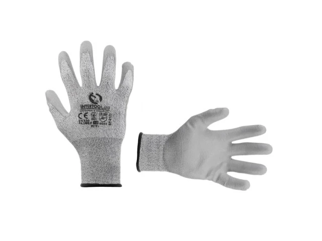 Перчатка порезоустойчивая, 10" INTERTOOL SP-0123 