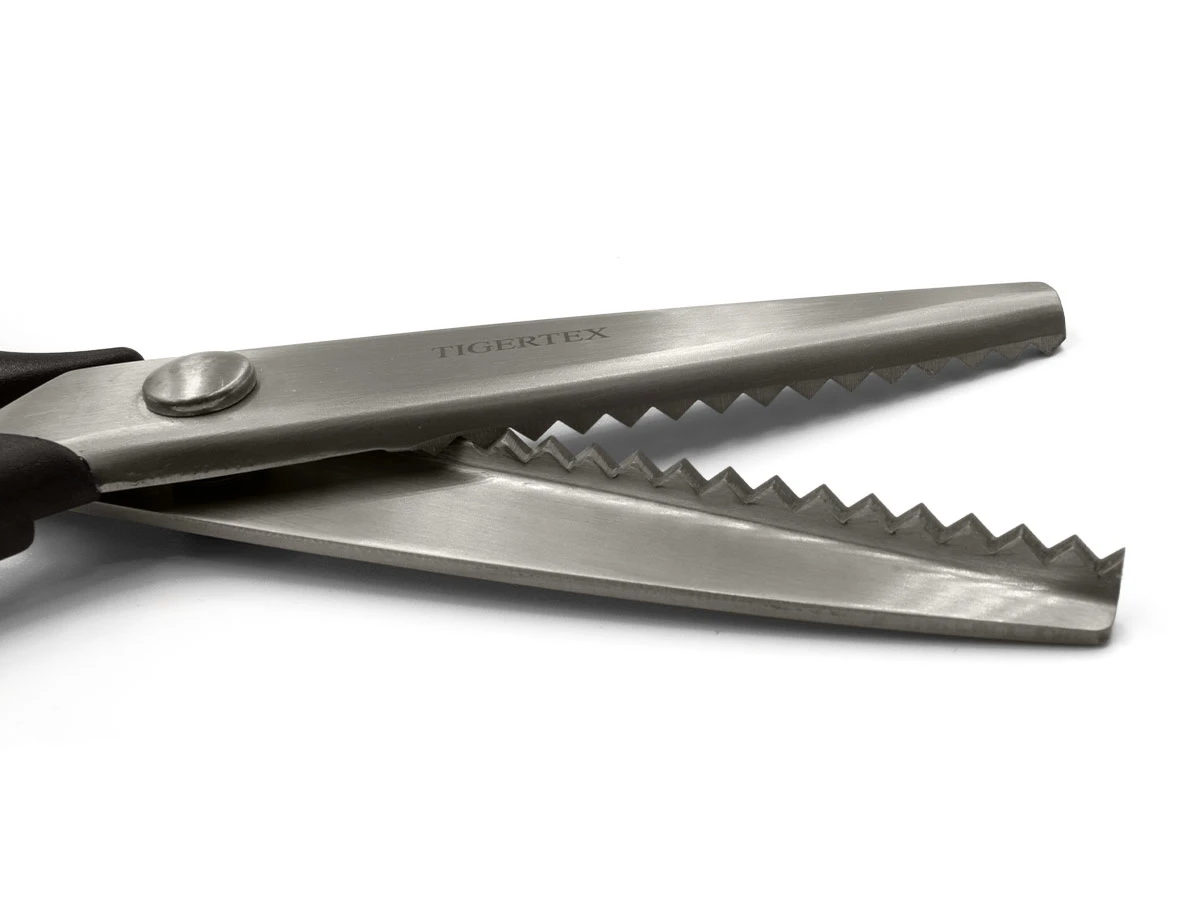 Ножиці закрійника (9") TIGERTEX, Зигзаг 