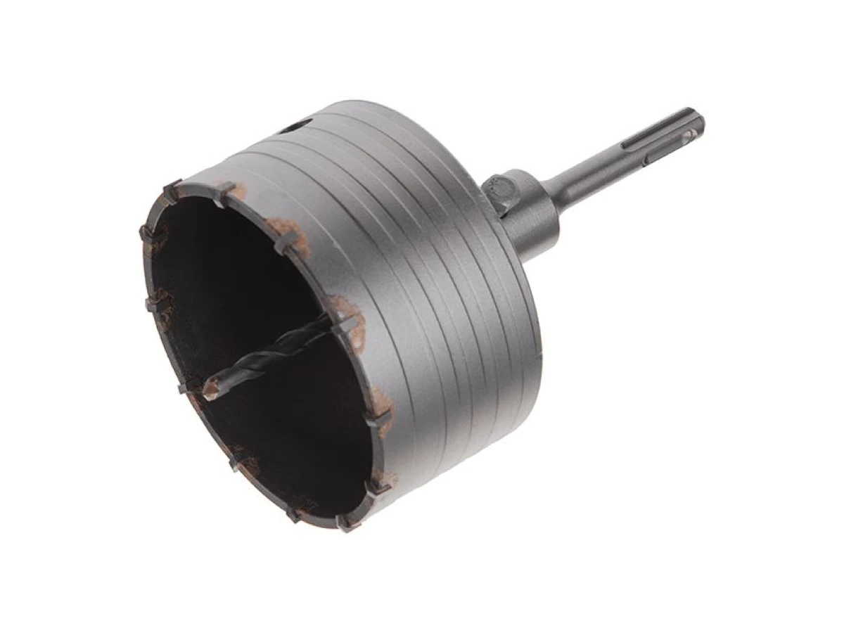 Комплект: Свердло корончасте по бетону 105 мм + Перехідник SDS Plus 100 мм INTERTOOL SD-7105 