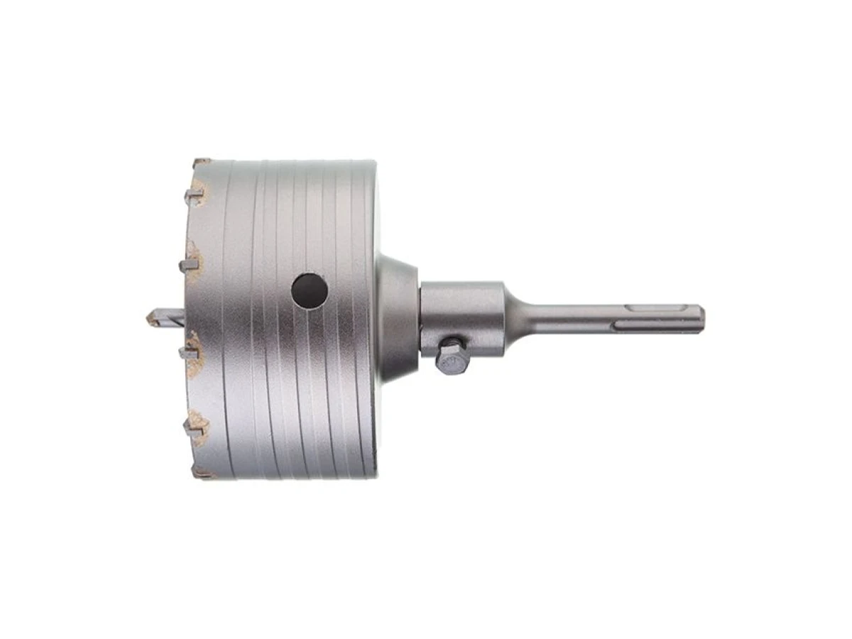 Комплект: Свердло корончасте по бетону 105 мм + Перехідник SDS Plus 100 мм INTERTOOL SD-7105 