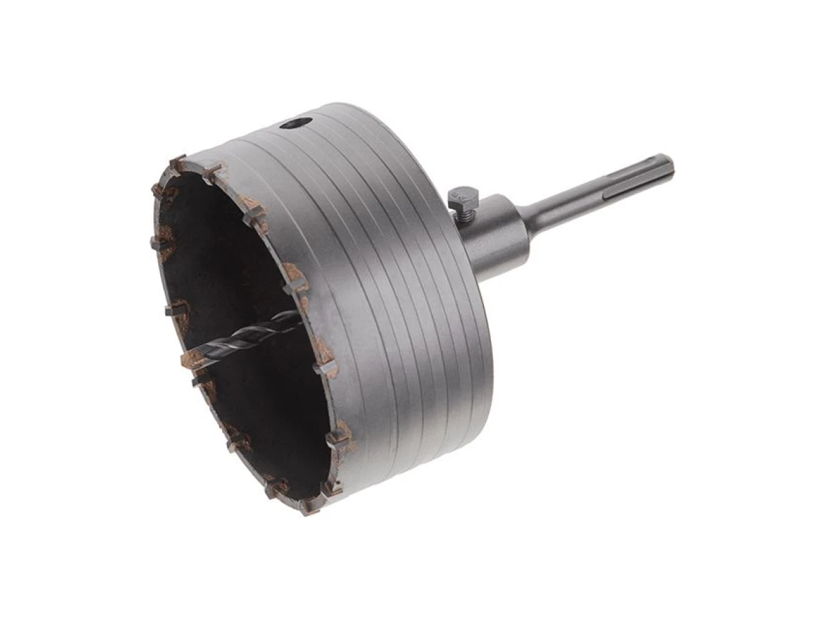 Комплект: Свердло корончасте по бетону 120 мм + Перехідник SDS-plus 100 мм INTERTOOL SD-7120 