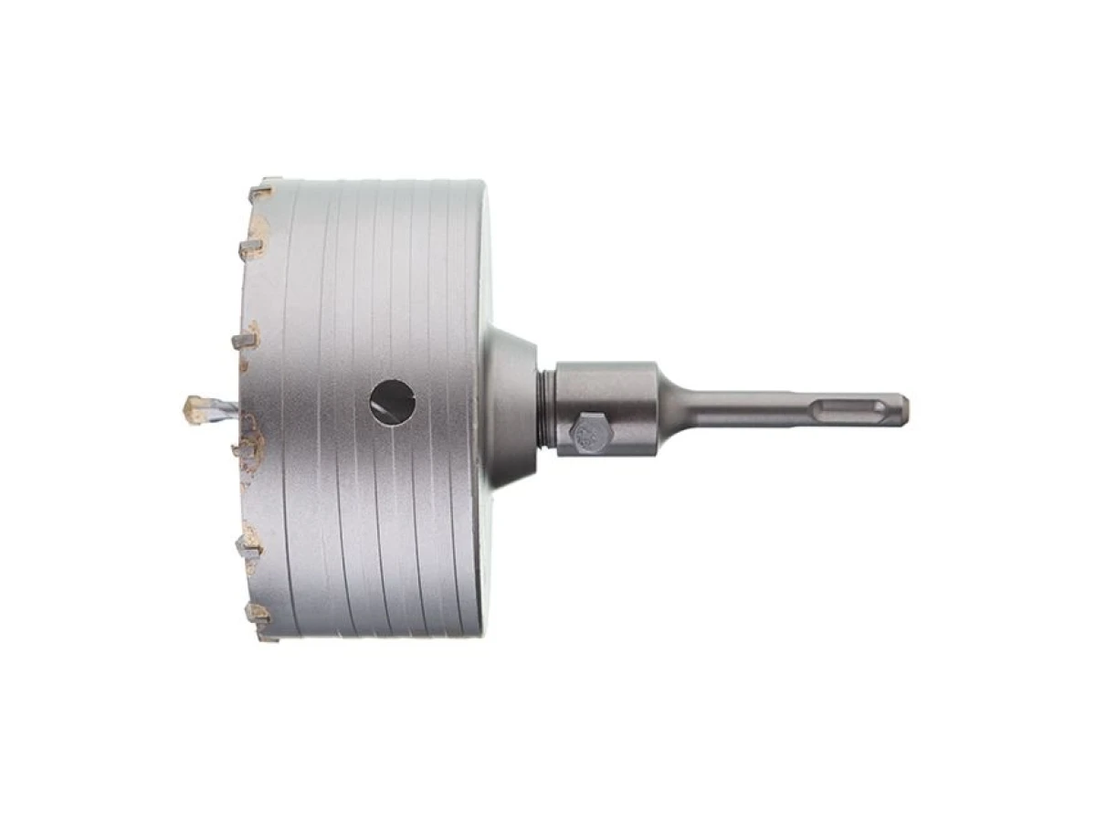 Комплект: Свердло корончасте по бетону 120 мм + Перехідник SDS-plus 100 мм INTERTOOL SD-7120 