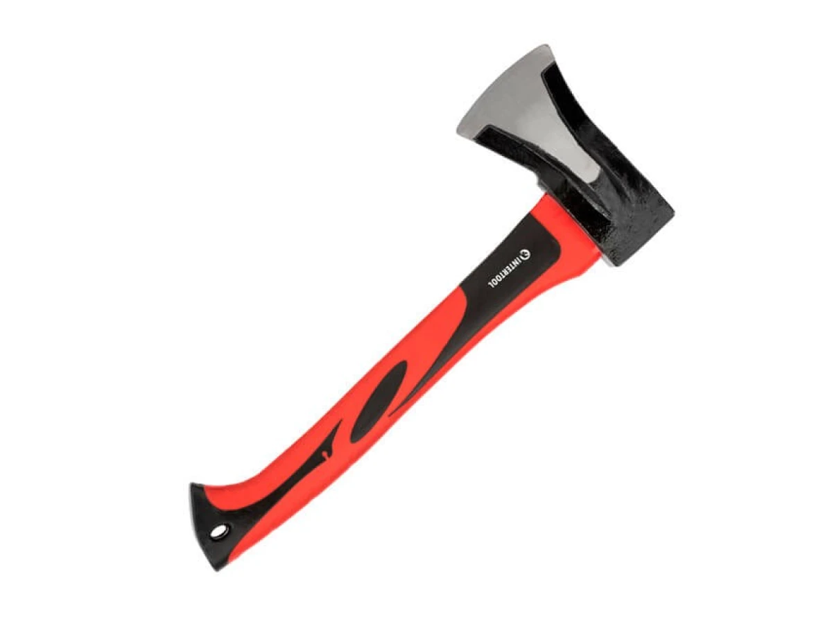 Колун кований 1000 г, ручка з фібергласу INTERTOOL HT-0274 