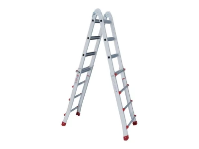 Лестница алюминиевая универсальная раскладная телескопическая 4*4 ступ. INTERTOOL LT-2044