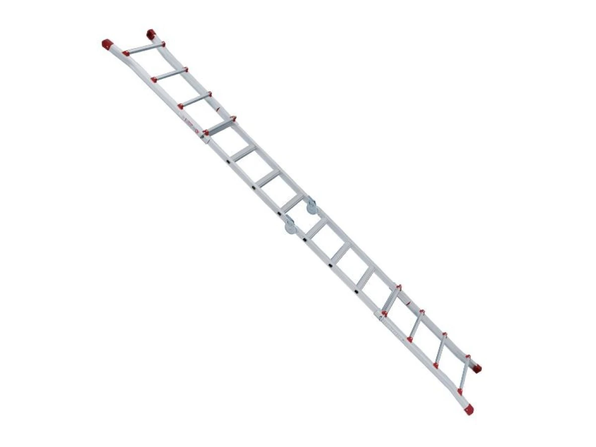 Лестница алюминиевая универсальная раскладная телескопическая 4*4 ступ. INTERTOOL LT-2044 