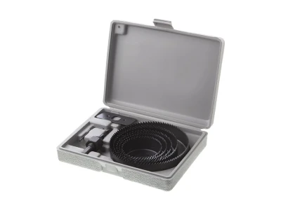 Набор корончатых сверл по дереву составной 64-127 мм 8 шт. INTERTOOL BT-0024